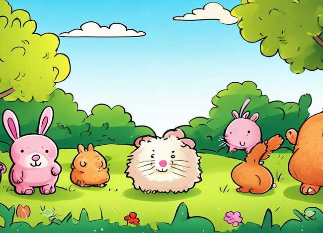 儿童简短动物故事绘画、幼儿动物故事简笔画