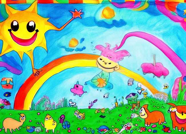 儿童想象画图片大全（儿童想象画图片大全简单）