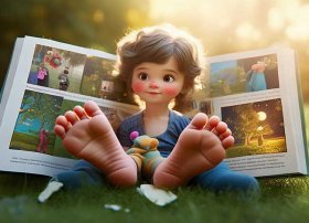 关于脚丫的儿童故事 - 关于脚的幼儿故事