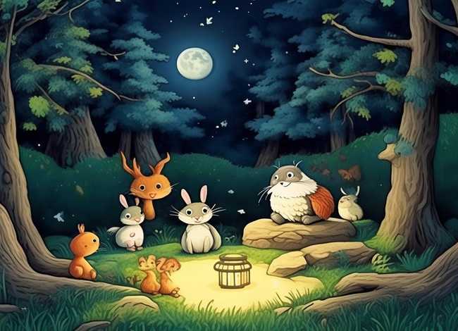 夜晚的绘本故事 - 夜晚的故事中班绘本故事