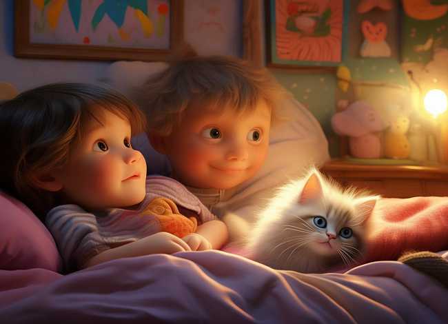 小猫儿童睡前故事5-6岁完整版（小猫睡前故事文字版）