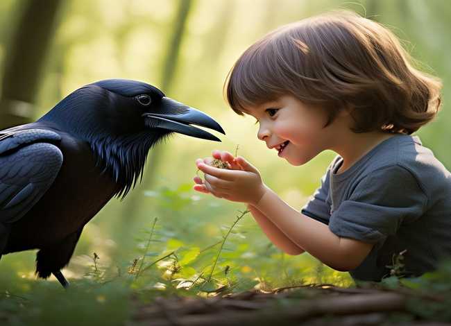 乌鸦反哺的儿童故事完整版（乌鸦反哺的故事 动画片）