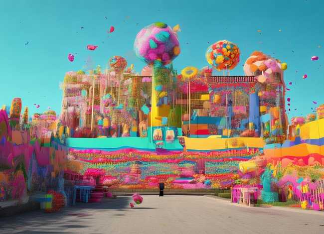 儿童画图片大全漂亮图片 儿童画图片大全漂亮图片很难甜品店美术