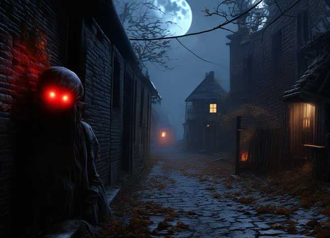 万圣节鬼故事100字简单 - 万圣节鬼故事100字简单一点