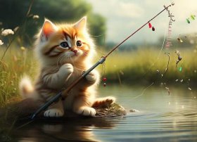 小猫钓鱼的故事 视频（小猫钓鱼的故事 视频讲解）