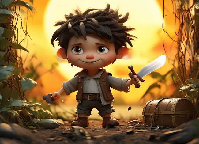 强盗小孩的图片 强盗小孩的图片卡通