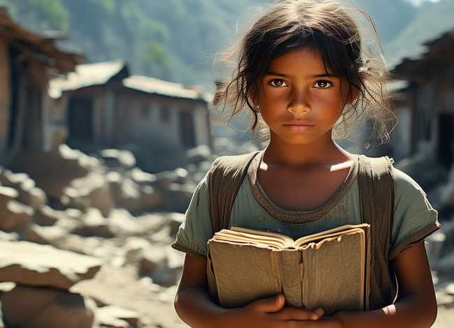 贫困山区孩子的故事100字；贫困山区孩子的故事100字内容
