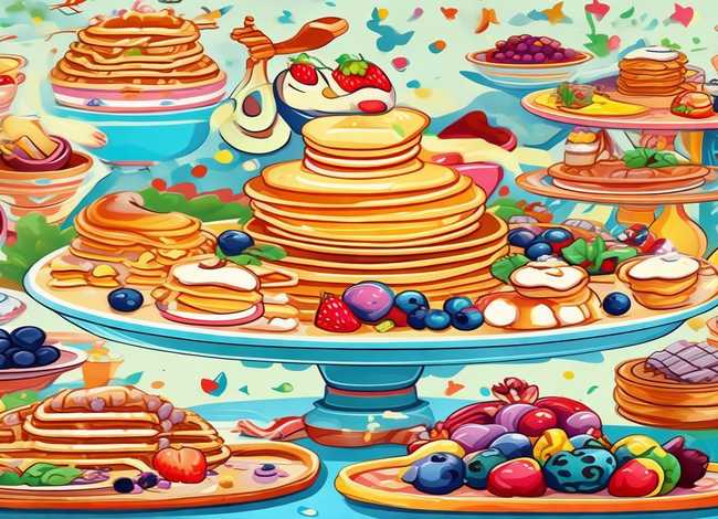 儿童故事美味的早餐；美味的早餐儿童画