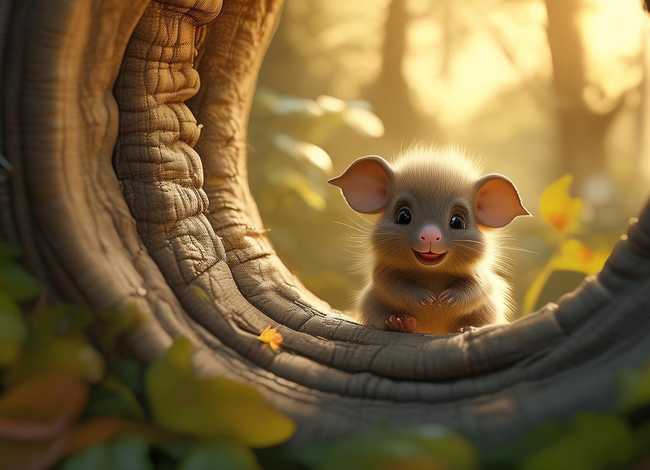 儿童故事小老鼠钻进大象鼻子，小老鼠钻进大象的鼻子故事