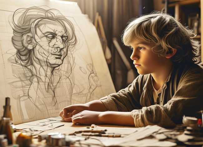 达芬奇的故事简短50字（达芬奇的故事 简短）