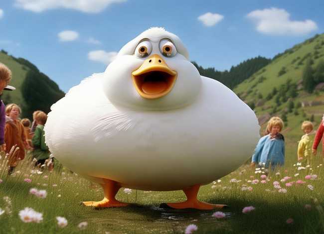 儿童故事大白鹅的故事完整版、大白鹅的故事幼儿故事