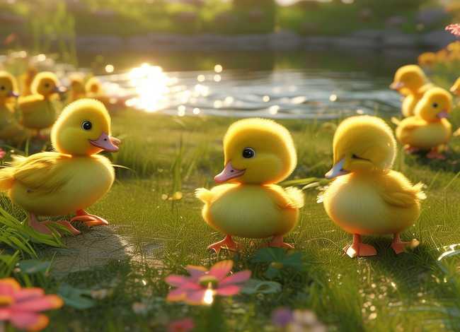 儿童故事小鸭子找妈妈 - 幼儿故事小鸭子找妈妈