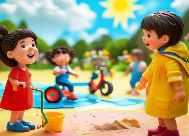 情节儿童画 - 有情节的儿童画