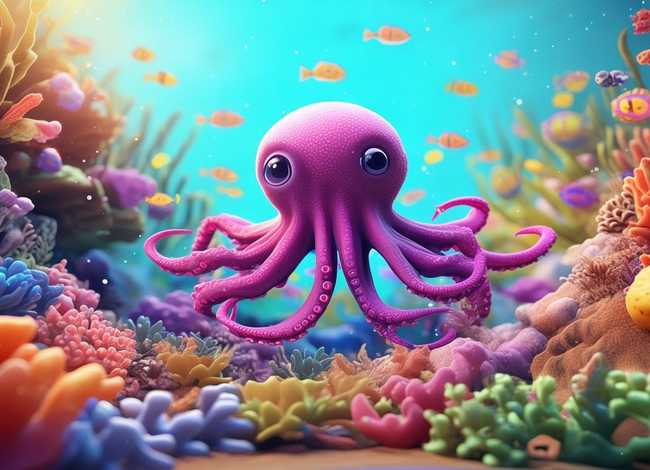 小章鱼的儿童故事，小章鱼的故事幼儿