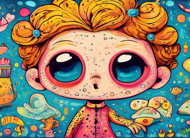 儿童故事插图人物（儿童故事插图人物画竖版）