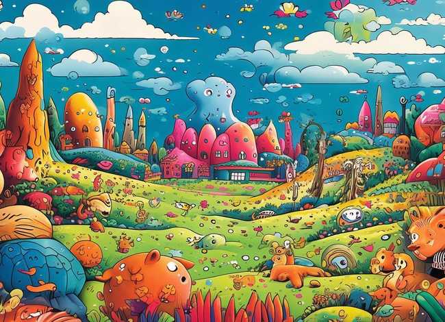 儿童绘画故事绘本图片、儿童绘本画画图片