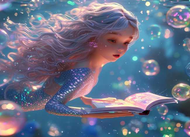 泡泡美人鱼的故事书 泡泡美人鱼的故事书图片