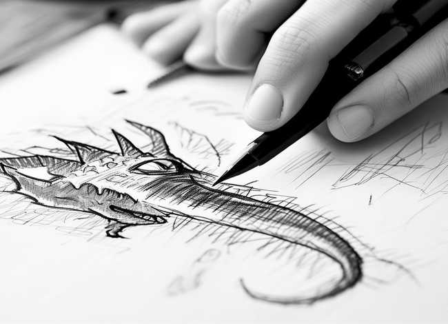 画龙点睛故事简笔画 画龙点睛的故事简笔画