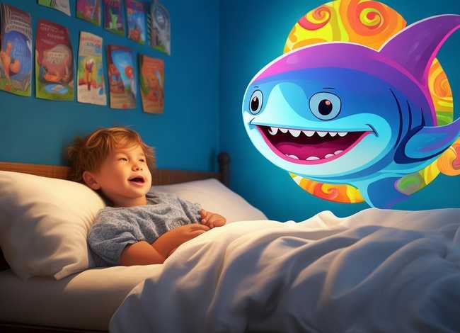 儿童睡前故事全集鲨鱼 - 鲨鱼宝宝睡前小故事大全