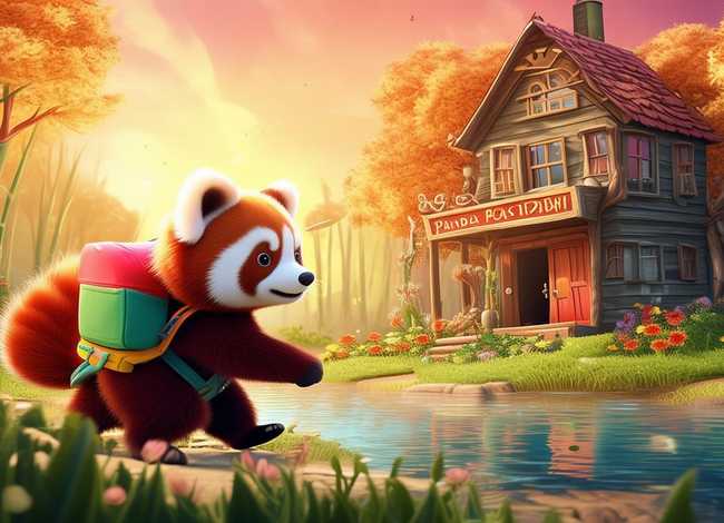 儿童故事小熊猫上学校 - 小熊猫上学校的故事