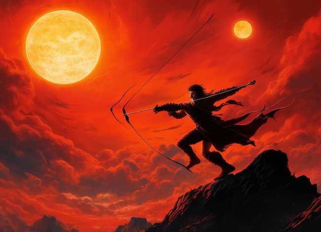 后羿射日小故事的视频；后羿射日小故事的视频怎么拍