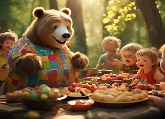 小熊请客幼儿故事原文，小熊请客幼儿故事原文阅读