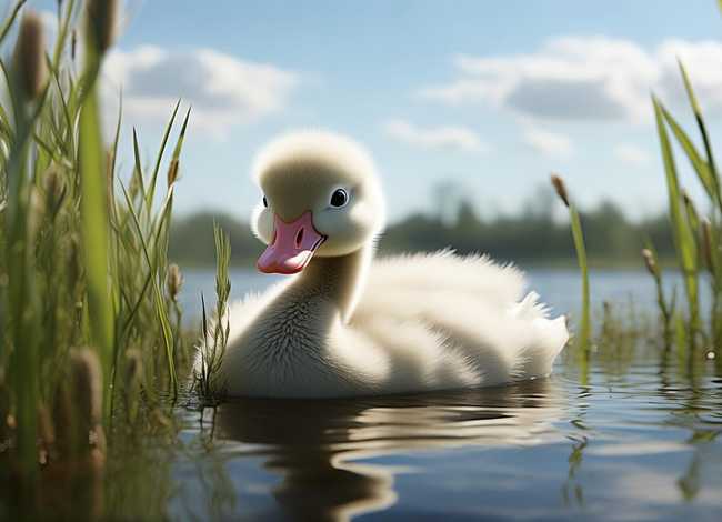 儿童故事丑小鸭图片（故事丑小鸭的图片）