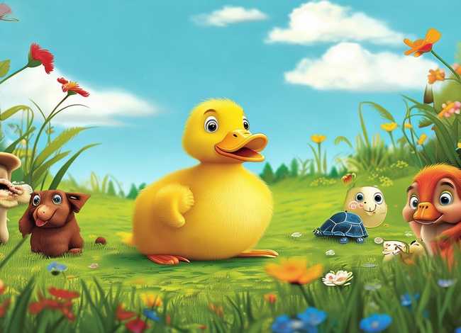 小鸭子找朋友儿童故事 - 小鸭子找朋友的故事绘本