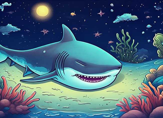 鲨鱼睡前故事文字版，鲨鱼睡前故事文字版图片