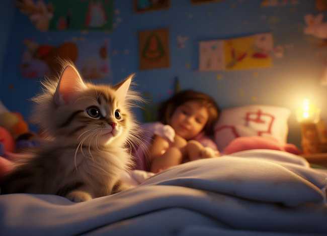 小猫儿童睡前故事5-6岁完整版（小猫睡前故事文字版）