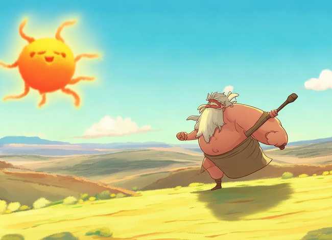 夸父追日的故事儿童版、夸父追日的故事原版