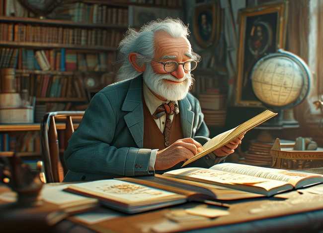 教授童年的故事，一个教授的故事