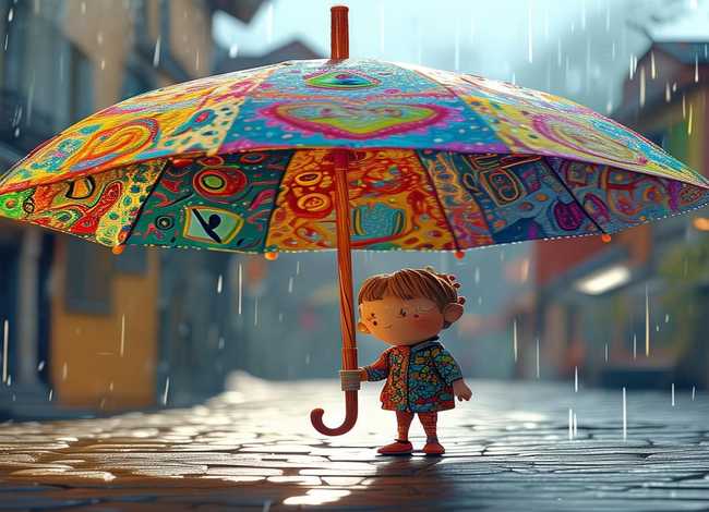 雨伞 小故事 - 雨伞小故事gif原图