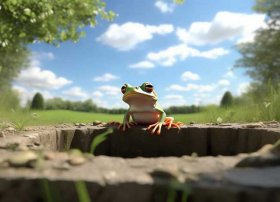 经典故事坐井观天（坐井观天的简单故事）