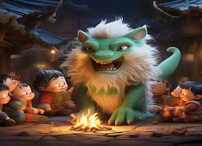 关于年兽的幼儿故事、关于年兽的幼儿故事简短