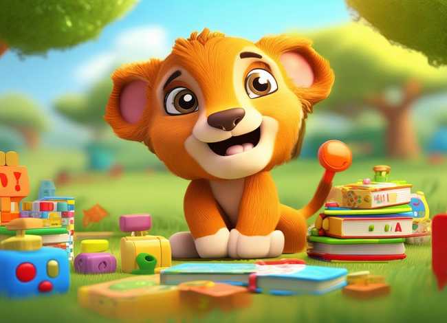 儿童启蒙早教故事狮子，儿童启蒙狮子早教益智视频