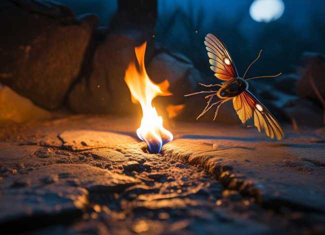 飞蛾扑火儿童故事完整版，飞蛾扑火故事寓意