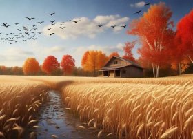 秋天的故事内容（秋天的故事内容本文主要写了哪些景物）