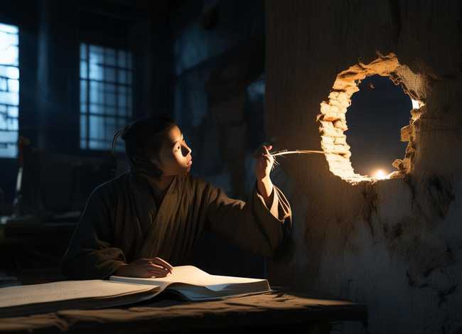 凿壁偷光的故事是谁的故事，凿壁偷光的故事是谁的故事名称