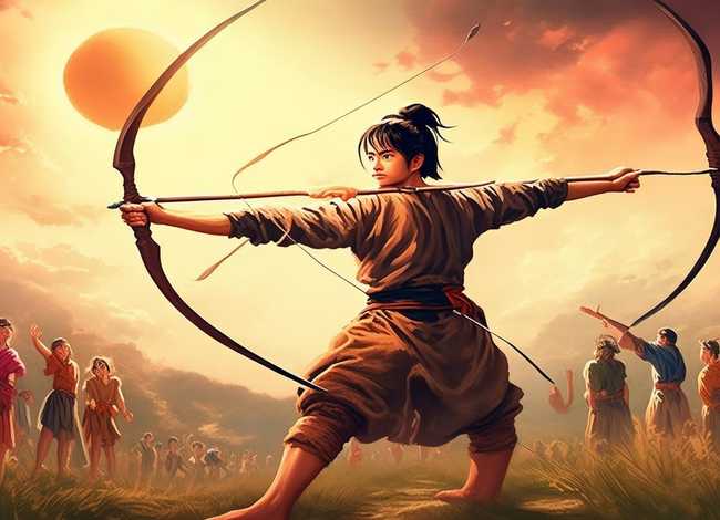 儿童版后羿射日故事完整版（少儿故事后羿射日）
