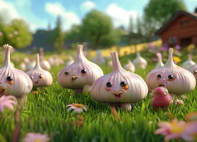 蒜故事绘本、大蒜故事绘本