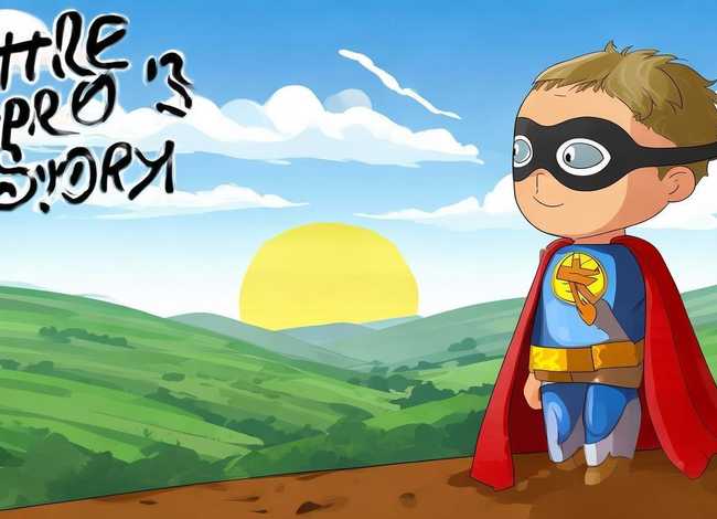 儿童小英雄的故事图画绘本，小英雄的故事小绘本