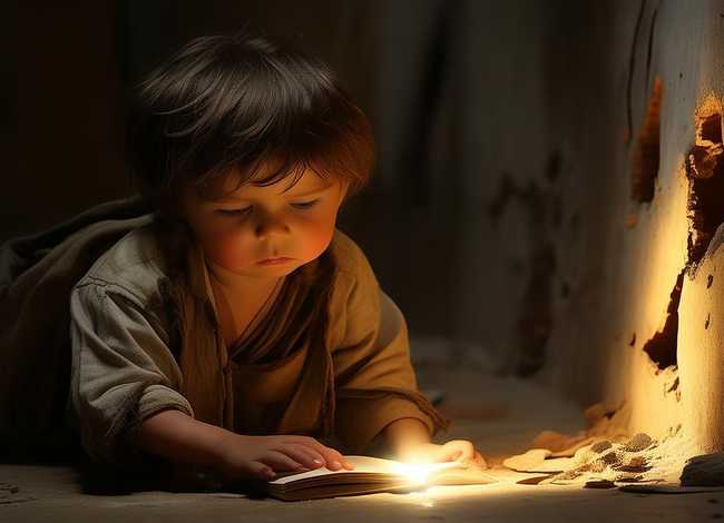 儿童故事凿壁偷光的故事；幼儿故事凿壁偷光