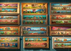 绘本故事画展，绘本故事画展图片