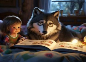 睡前故事儿童狼外婆；睡前故事狼外婆的故事