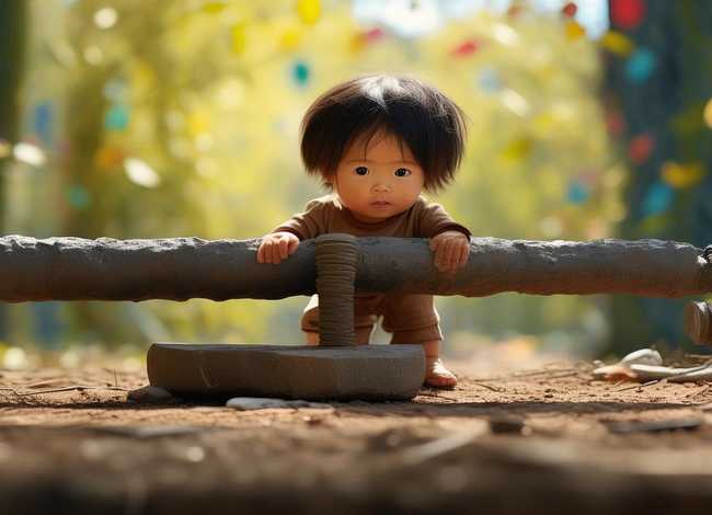 儿童铁杵磨成针的故事表演视频、幼儿故事铁杵磨成针视频