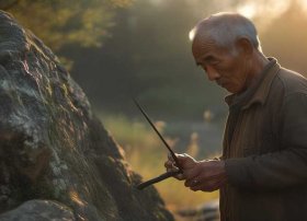 铁杵磨针的故事图片配图 铁杵磨针的故事图片配图大全