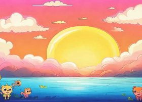 日出儿童版 - 日出儿童版简笔画