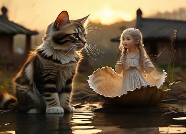 猫小帅故事田螺姑娘 - 猫小帅故事之田螺姑娘