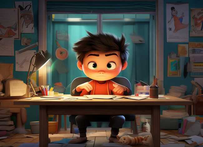 写作业大王儿童故事、写作业的故事作文300字